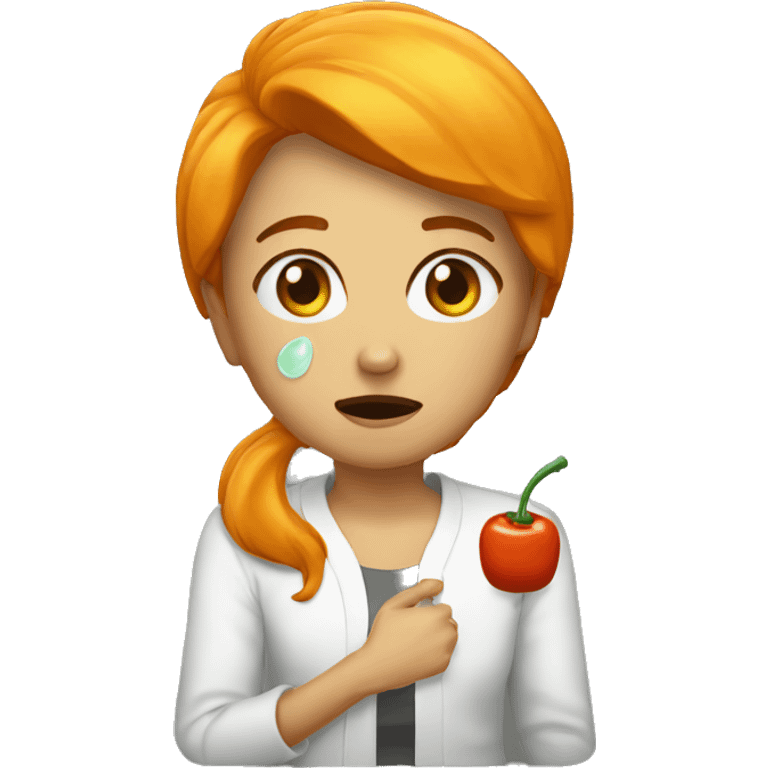 sick siracha emoji