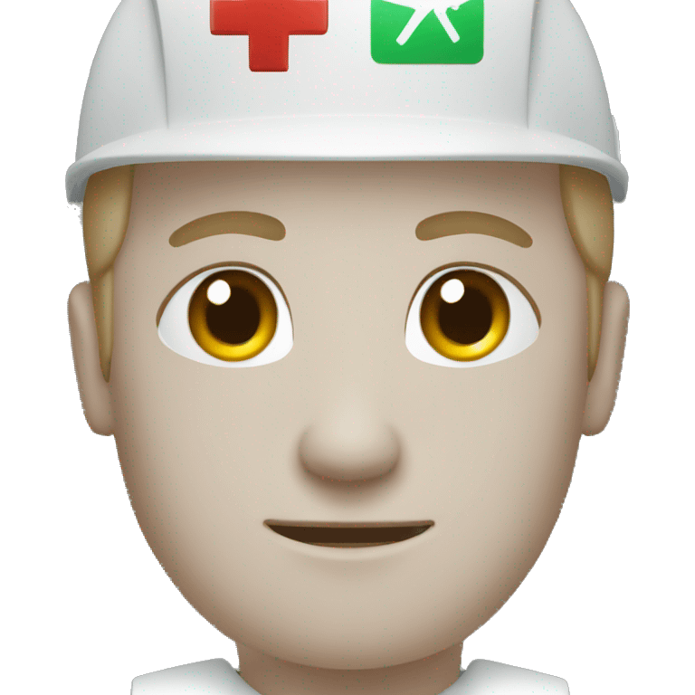 A Men emergency assistant with ambulance  emoji