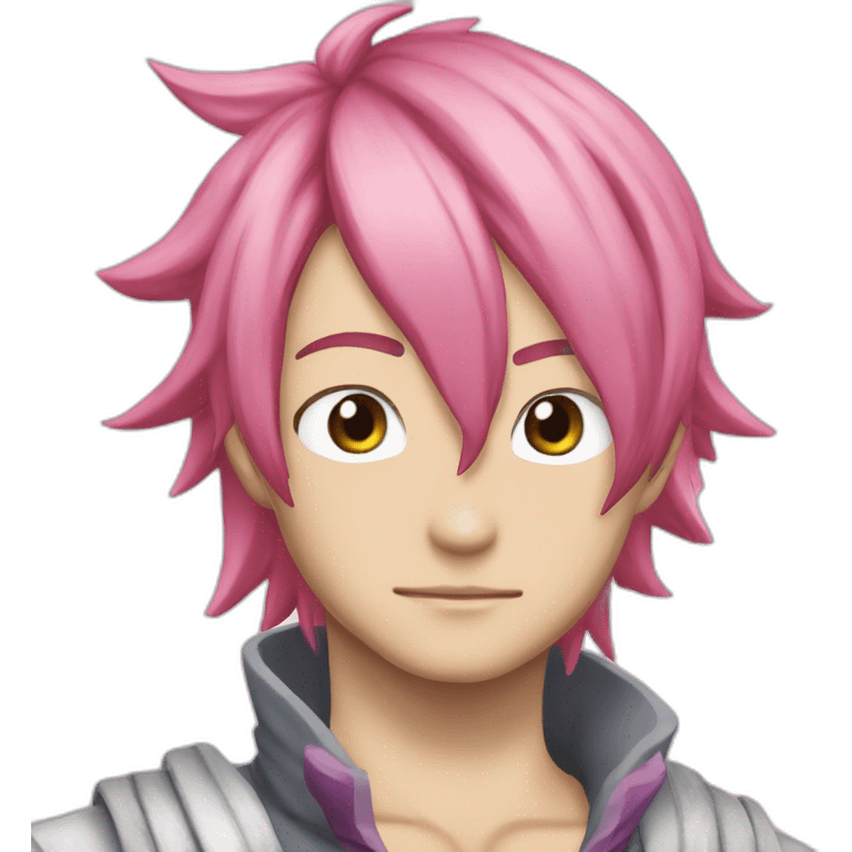 Nastu-Fairy tail-pink hair emoji