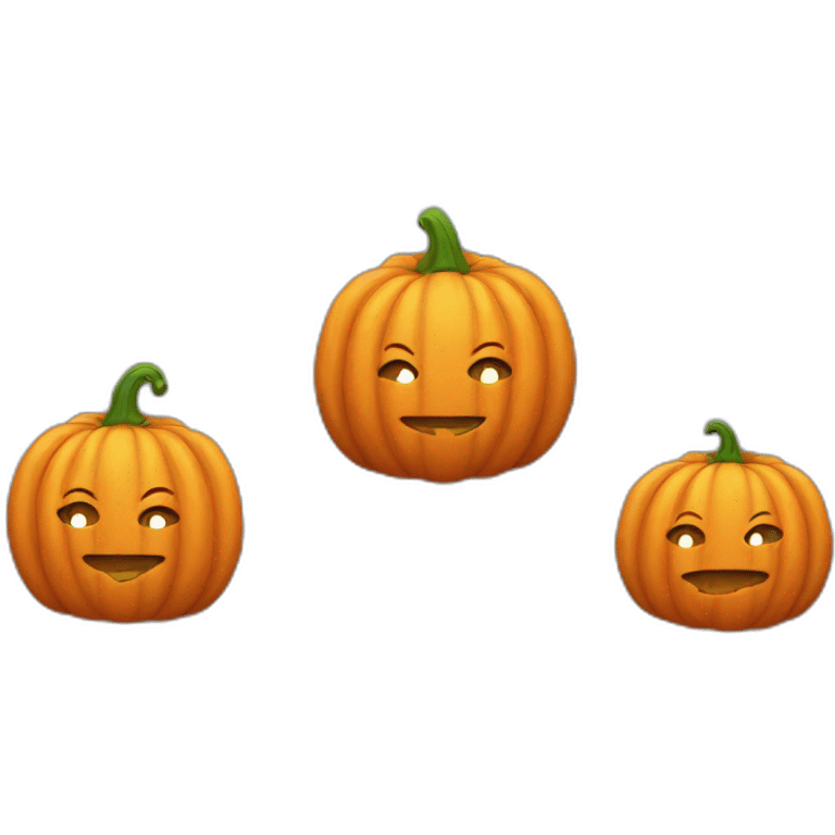 pumpkin and mum emoji