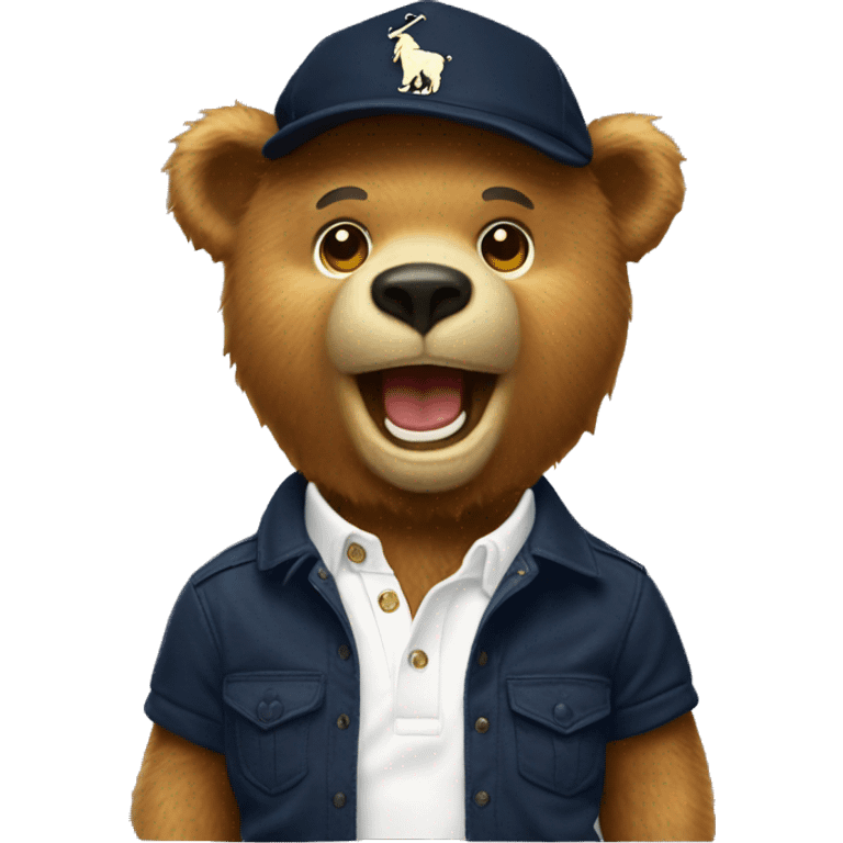 ralph lauren polo bear emoji