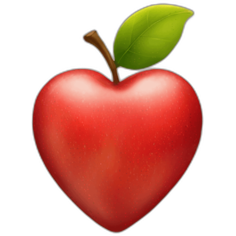 heart-apple emoji