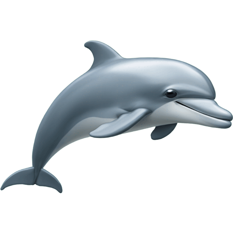 Dolphin sleeping emoji