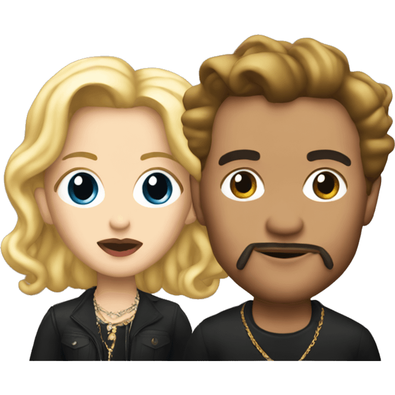 Chet and Madonna  emoji