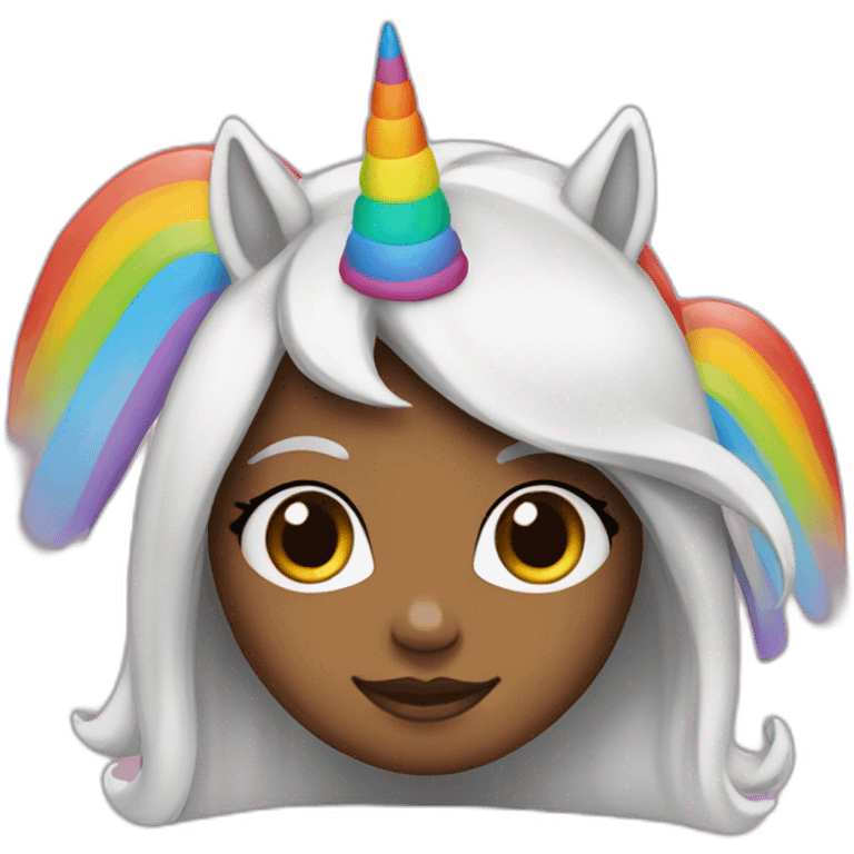 Girl-with-raibow-unicorn-hat emoji