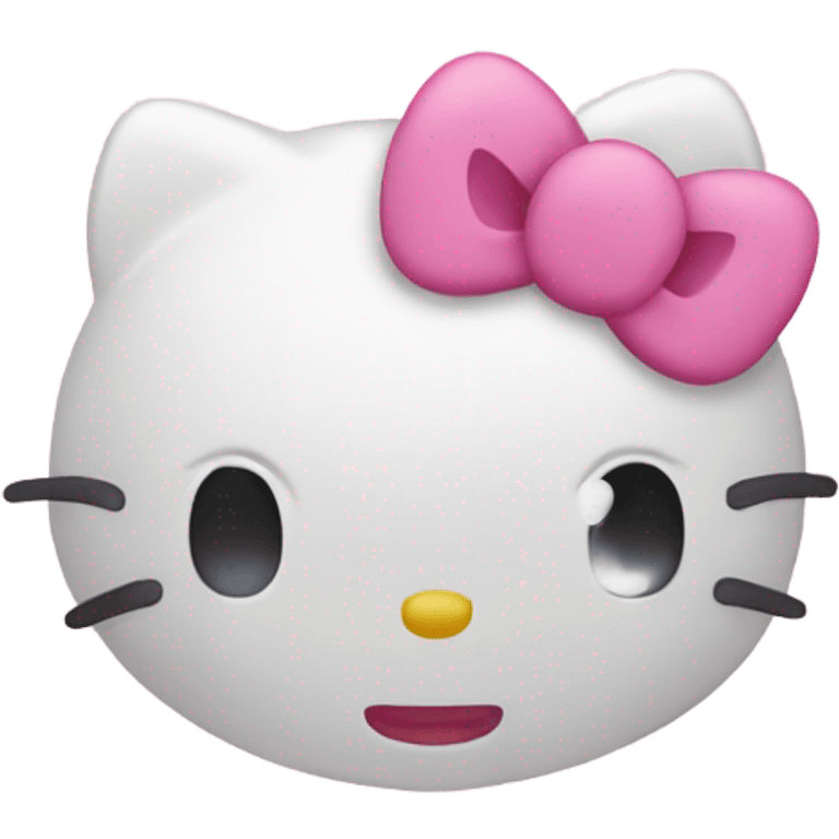 Hello kitty pink emoji