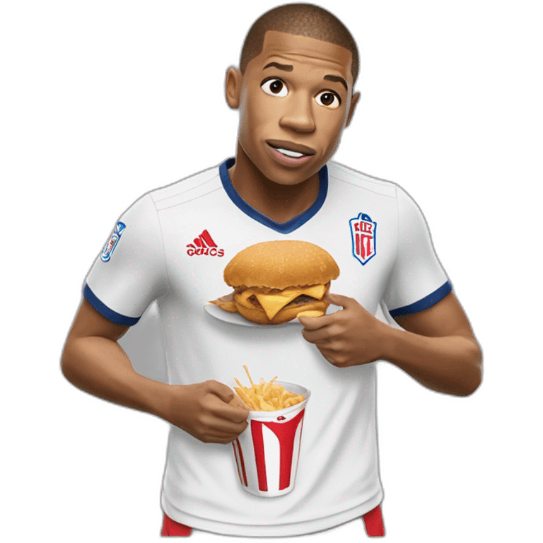 Mbappe mange kfc emoji