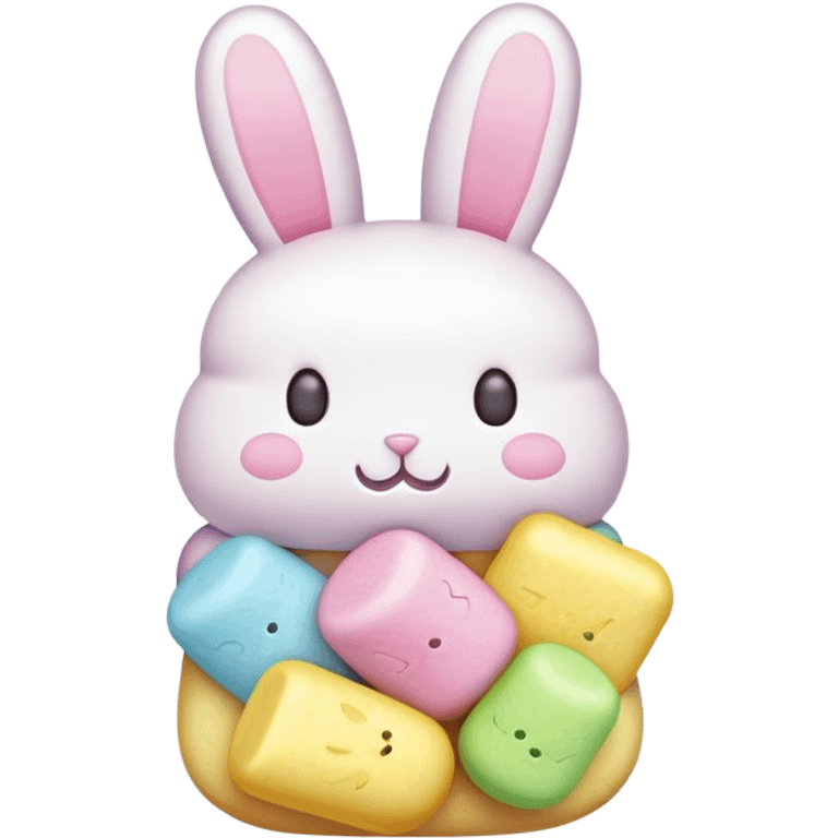  peeps candy bunnie emoji