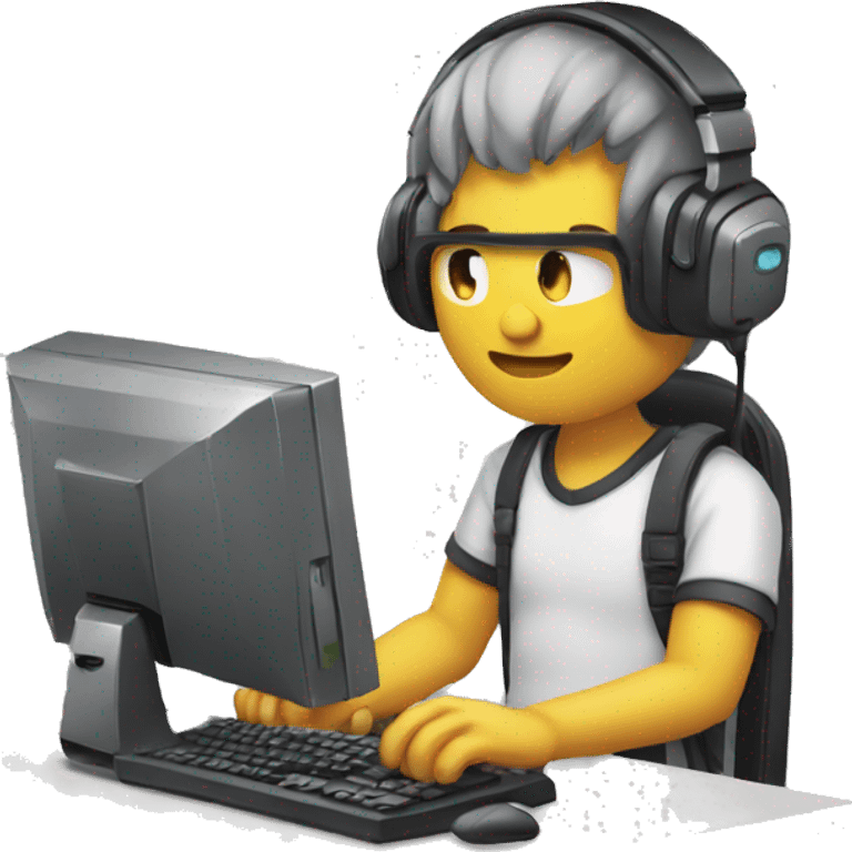 Computadora gamer emoji