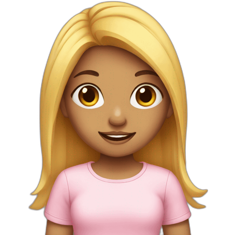 Cute girl emoji