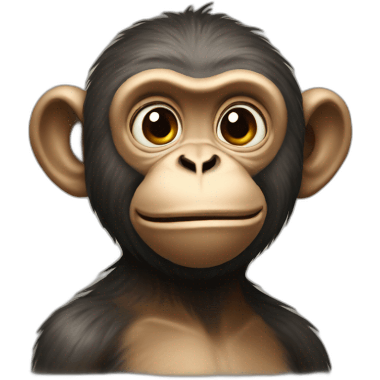 Monkey painting emoji