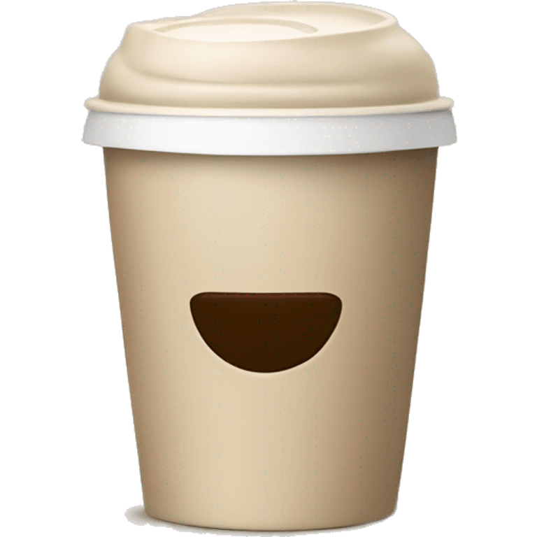 Coffee cup beige emoji