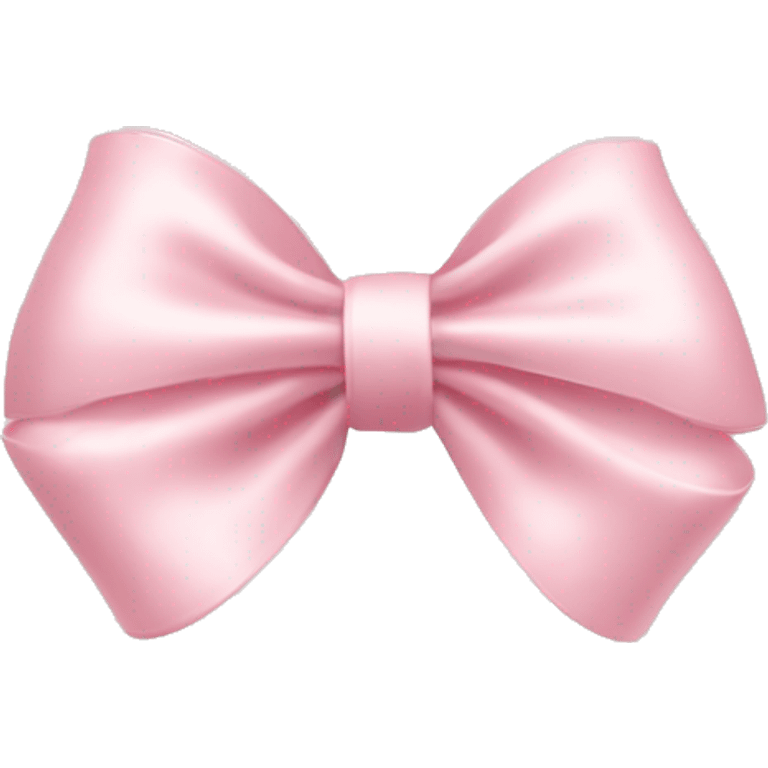 Light pale pink bow perfume  emoji