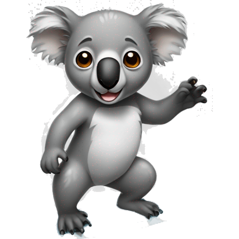 surfing koala emoji