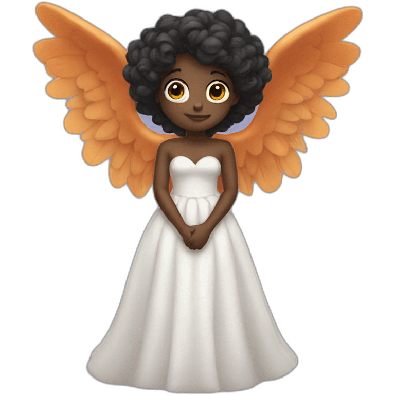 Black Angel of love like Pixar  emoji