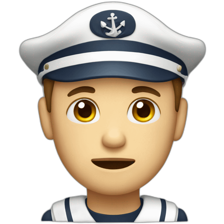 sailor tired emoji