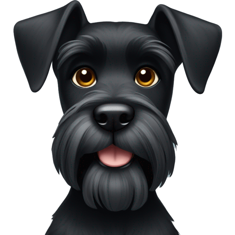 Black schnauzer emoji