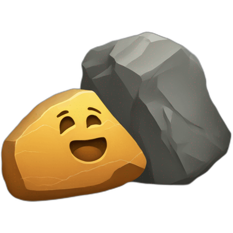 rock bitcoin emoji