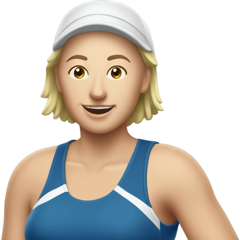 Lady pickleball emoji