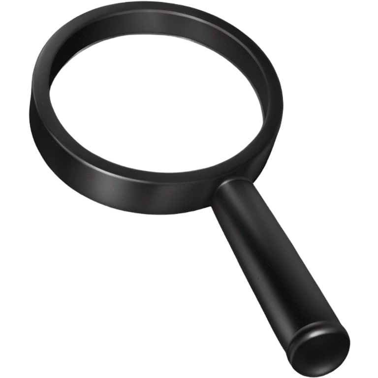 Loupe noire emoji