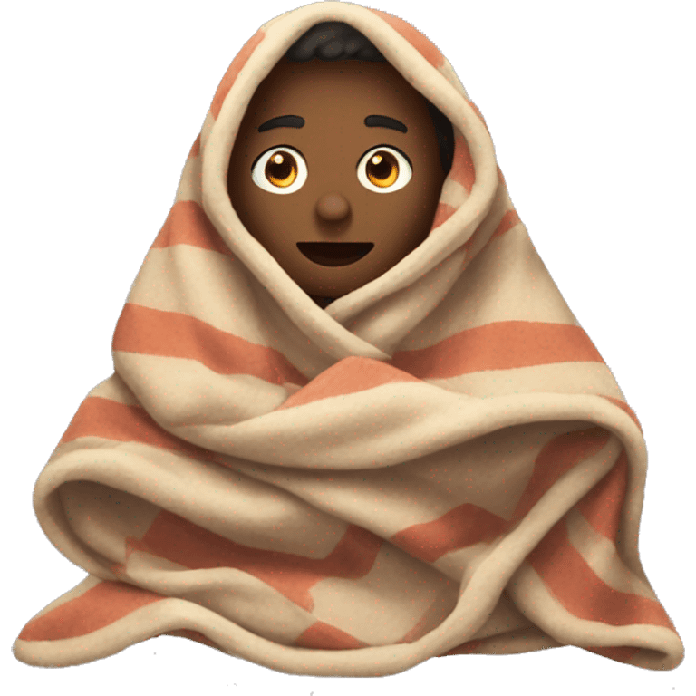 person in blanket emoji