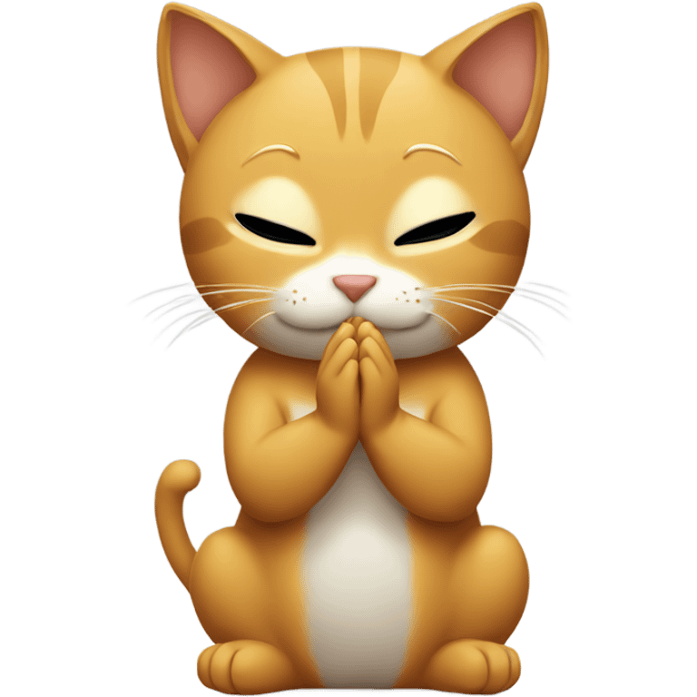 cat praying emoji