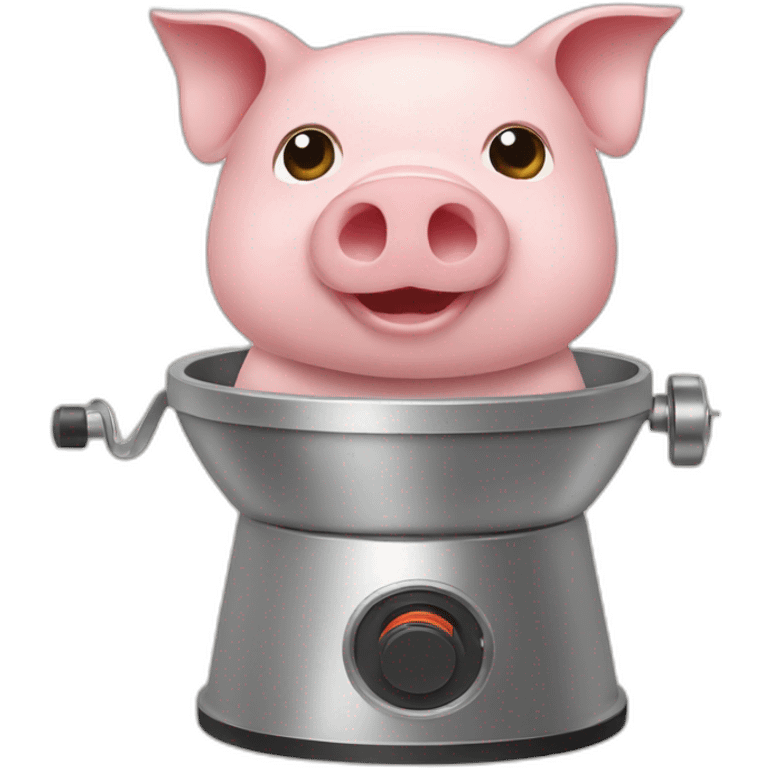 pig in a grinder emoji