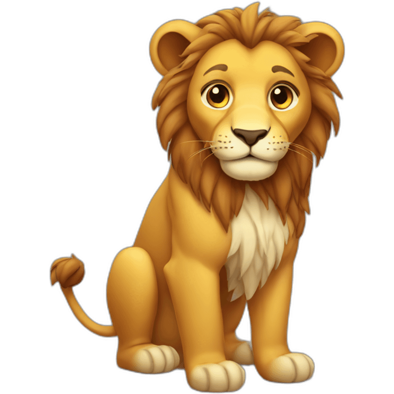 Cute Lion emoji