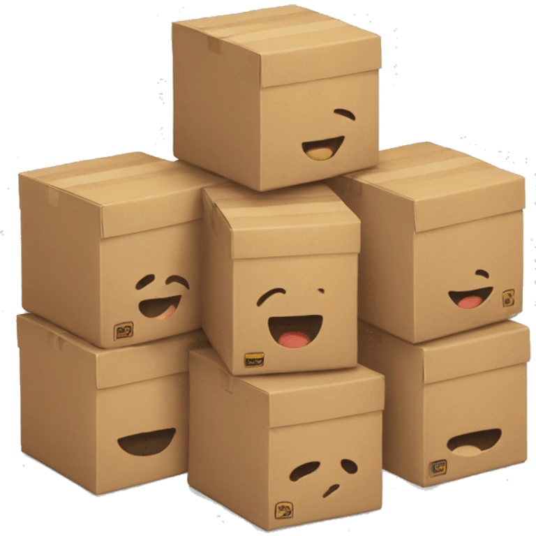 five boxes emoji