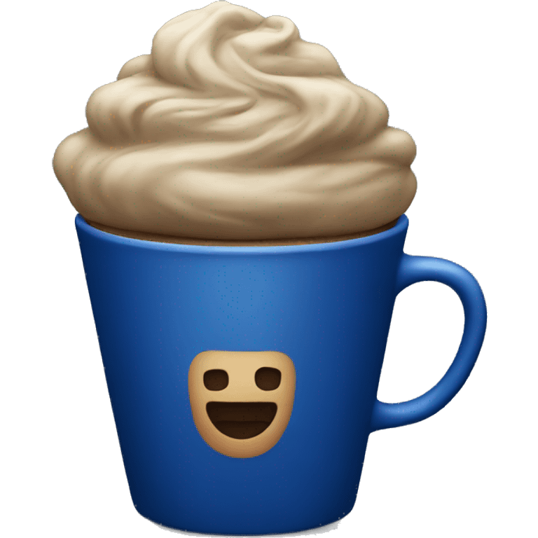 dark blue coffee cup emoji