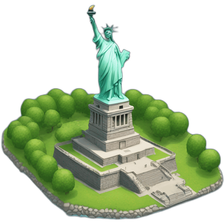 liberty island emoji