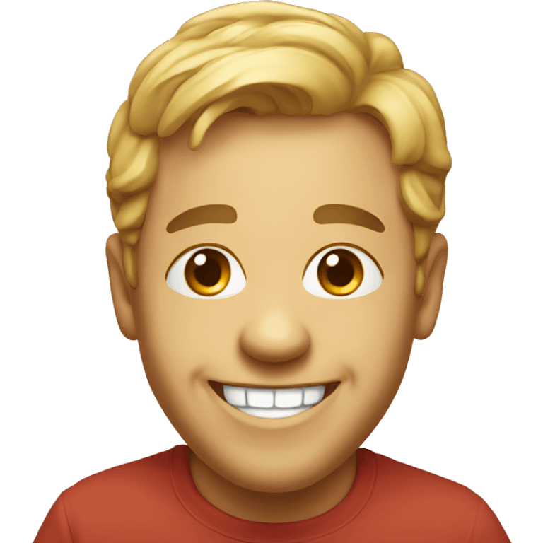 happy face caricature emoji