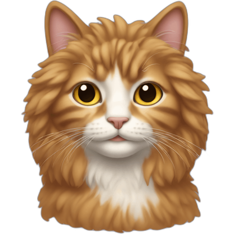 cat with afro hair emoji