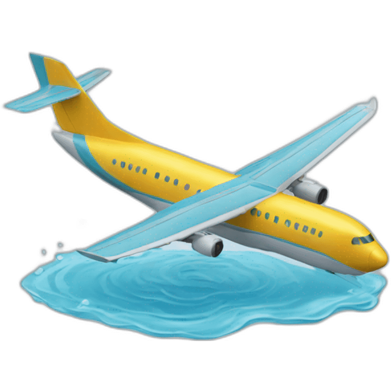 Un avion d'eau emoji