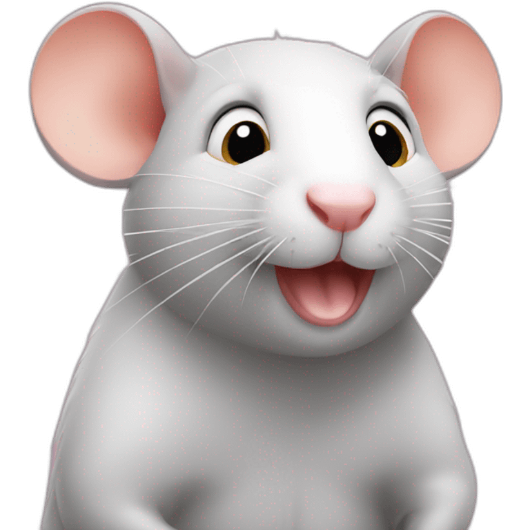 Rat with love emoji