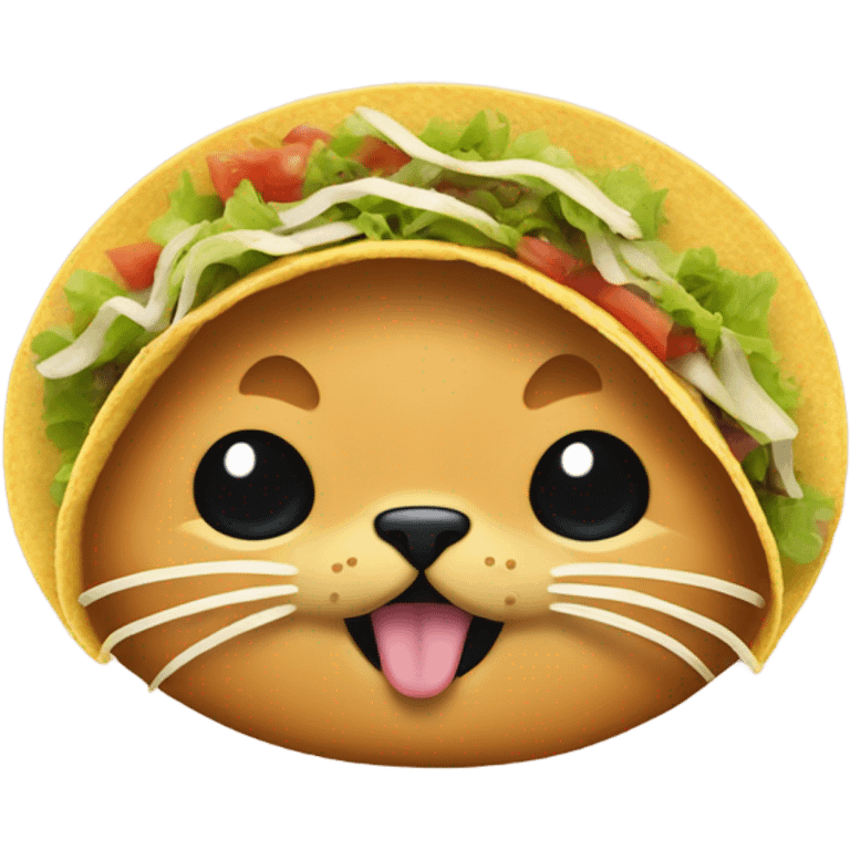 Cat made of tacos  emoji