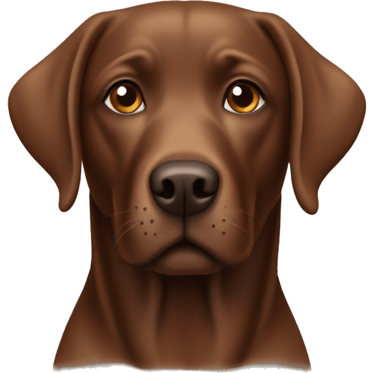 A brown Labrador  emoji