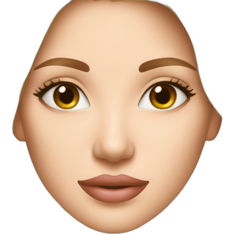 skincare mujer rubia emoji