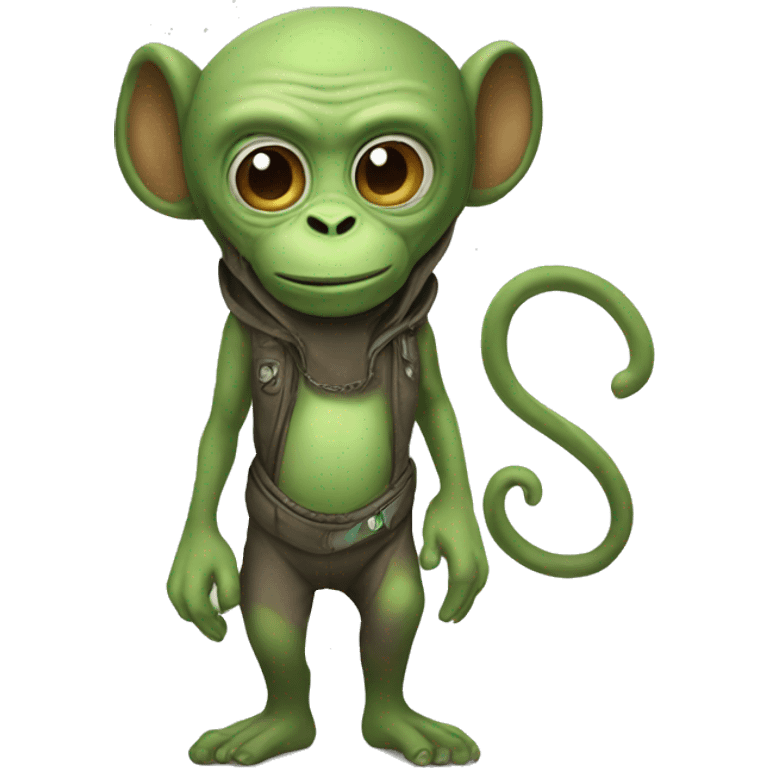 alien + monkey  emoji