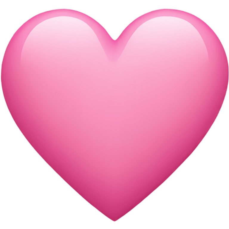 Pink heart emoji