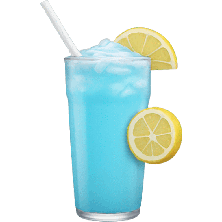 Pastel blue drink emoji