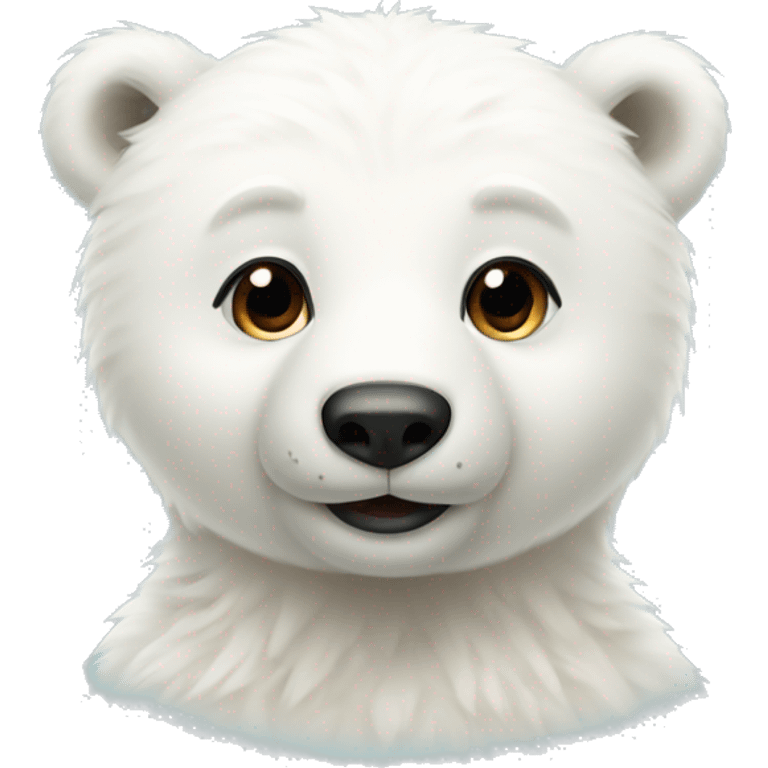 Baby polar bear emoji