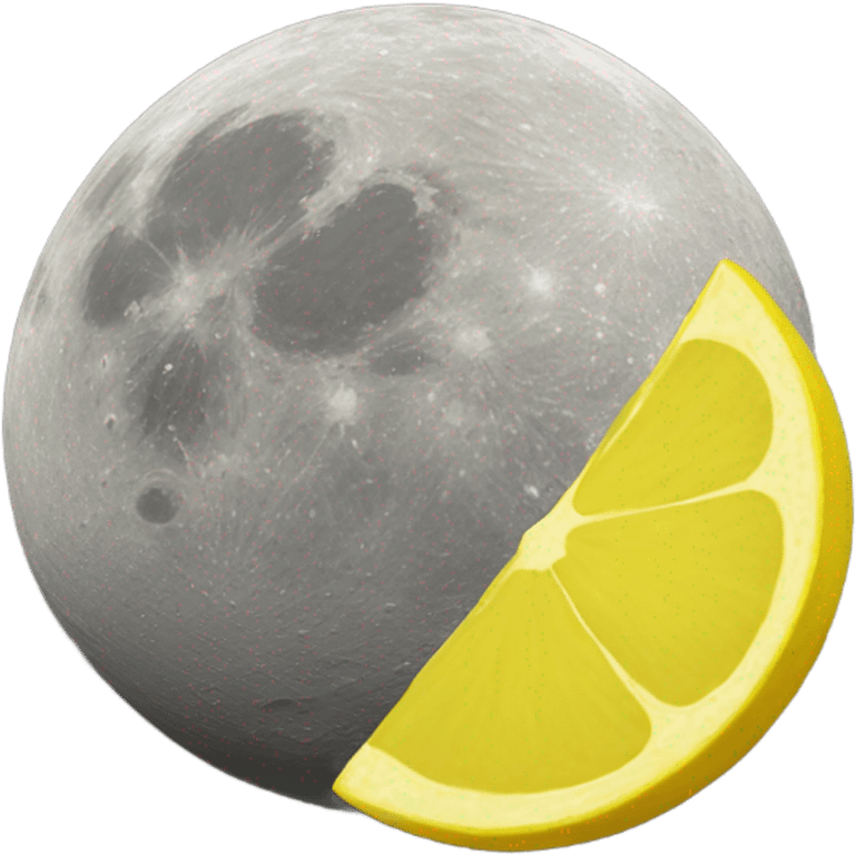 lem on moon emoji