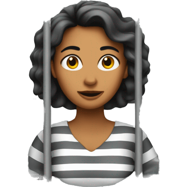 Lady in jail emoji