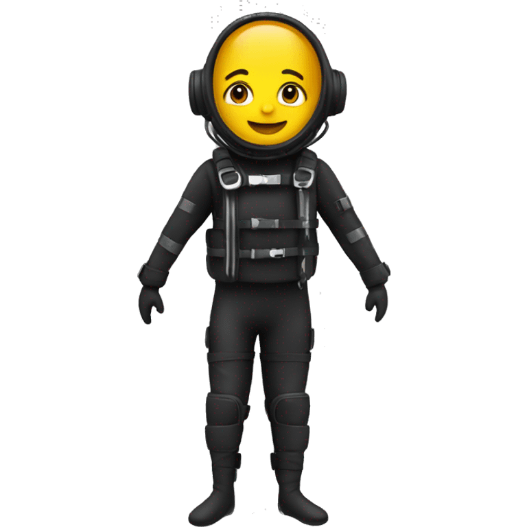 dancer wearing scuba gear emoji