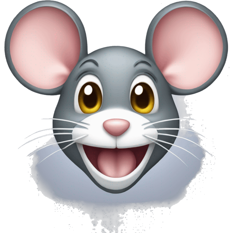 a mouse with a tooth emoji