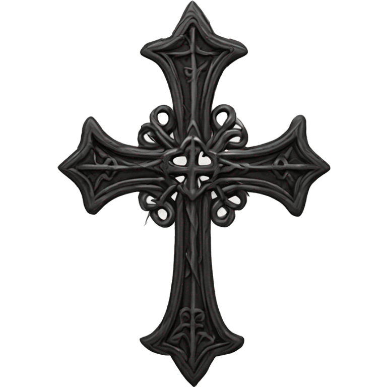 gothic cross extremely intricate  emoji