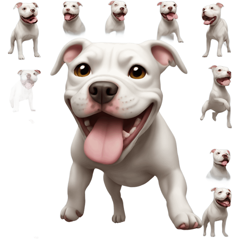 Pitbull dancing  emoji