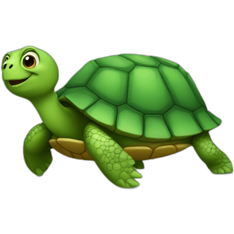 turtle-happy emoji