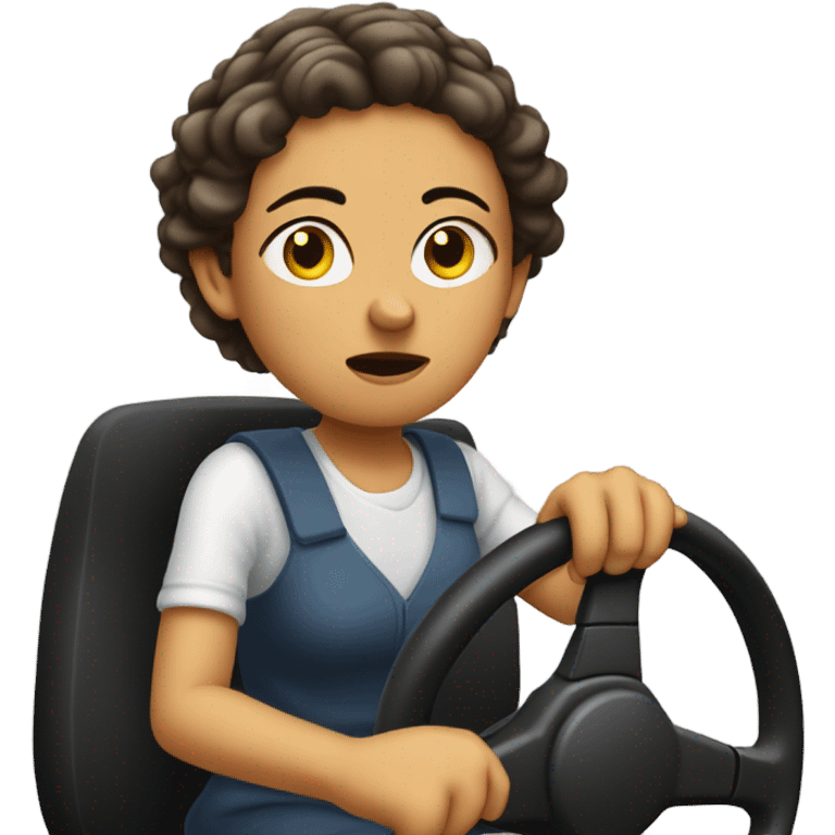 Short lady that can’t drive emoji